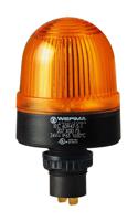 20730075 Werma EM 207 Series Yellow Steady Beacon, 24 V ac/dc, Built-in Mounting, LED Bulb, IP65
