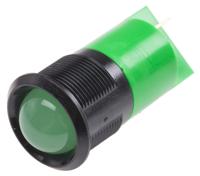 211-437 RS PRO Green Panel Mount Indicator, 24V ac/dc, 22mm Mounting Hole Size, Solder Tab Termination