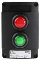 07-3512-10lrrlgg Bartec Push Button Control Station, Thermoplastic, IP66, IP67