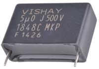 mkp1848c55050jk2 Vishay MKP1848C DC-Link Polypropylene Film Capacitor, 500V dc, ±5%, 5μF, Through Hole