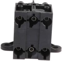 9303048530 Wieland ST18 Series Distribution Block, 3-Pole, Male to Female, 3-Way, 16A, IP20