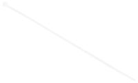 811-1537 RS PRO Cable Tie, 300mm x 4.8 mm, Natural Nylon, Pk-100