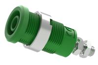3265-i-v Electro PJP Green Female Banana Socket, Plug In Termination, 25A, 600 → 1000V