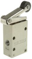vm430-01-01s SMC Roller Lever 3/2 Pneumatic Manual Control Valve VM400 Series, Rc 1/8, 1/8in, III B
