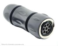 utgx6jc128s Souriau Sunbank by Eaton Circular Connector, 8 Contacts, Cable, Standard Connector, Plug, Female, IP68, IP69K, UTGX