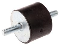 4030vv23-50 FIBET M8 Anti Vibration Mount, Male to Male Bobbin with 109.8kg Compression Load