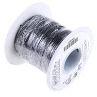 3051-bk005 Alpha Wire Hook-up Wire PVC Series Black 0.35 mm² Harsh Environment Wire, 22 AWG, 7/0.25 mm, 30m, PVC Insulation, 3051