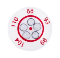 285-986 RS PRO Non-Reversible Temperature Sensitive Label, 88°C to 110°C, 5 Levels