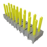 htsw-109-07-f-d Samtec HTSW Series Vertical Through Hole PCB Header, 18 Contact(s), 2.54 mm Pitch, 2 Row, Unshrouded