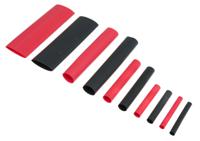 rnf-100-kit-blackred TE Connectivity Heat Shrink Tubing, Black, Red 4.8mm Sleeve Dia. x 50mm Length 2:1 Ratio, RNF100 Series