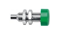 rs-bu-403-ni-gn Schutzinger Green Female Banana Socket, Solder Lug Termination, 32A, 30 V ac/dc, 60 V ac/dc, Nickel Plating