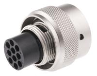 ut0w61210ph Souriau Sunbank by Eaton, UTO 10 Way Cable Mount MIL Spec Circular Connector Plug, Pin Contacts,Shell Size 12, Bayonet