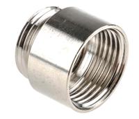 52104493 Lapp Cable Gland Adaptor, PG11 Exterior Thread, M20 Interior Thread, Nickel Plated Brass, SKINDICHT Series