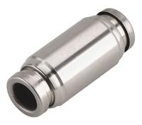 kqg2h04-00 SMC KQ2 Series Straight Tube-to-Tube Adaptor, Push In 4 mm to Push In 4 mm, Tube-to-Tube Connection Style