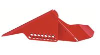 v426 ABUS Red Steel Ball Valve Lockout, 76mm Attachment