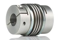 536414242 Huco Bellows Coupling, 41mm Outside Diameter, 16mm Bore, 49.7mm Length Coupler