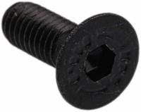 281-502 RS PRO Black, Self-Colour Steel Hex Socket Countersunk Screw, DIN 7991, M6 x 16mm