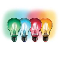 86308 Sylvania ToLEDo Retro E27 LED Bulbs 4 W, Blue, Pear shape