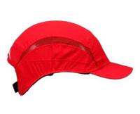 7100217868 3M Red Short Peaked Bump Cap, ABS Protective Material