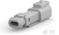 dt04-2p-te81-2-2303812-1 Deutsch, DEUTSCH DT Automotive Connector Socket Grey Cable Mount 2 Way, Screw Termination DT04-2P-TE81 / 2-2303812-1