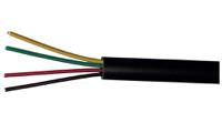 rnd-475-00750 Multicore Telecom PVC 4x0.16mm² BLK 100M