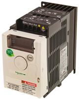 atv12h075m3 Schneider Electric Inverter Drive, 0.75 kW, 3 Phase, 230 V ac, 5.3 A, ATV 12 Series
