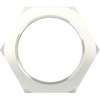 52103310 Lapp Silver Nickel Plated Brass Cable Gland Locknut, M16 Thread