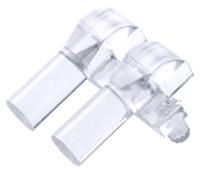 515-1071f 515-1071F Dialight, PCB Mounted 2-Way Right Angle LED Light Pipe, Clear Round Lens