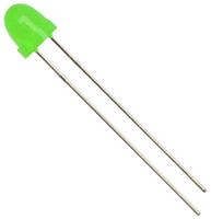 l-63gt Kingbright2.5 V Green LED 5mm Through Hole, L-63GT