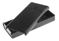 1593ybk Hammond 1593 Black ABS Enclosure, 140 x 66 x 28mm