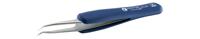 5csadr0 ideal-tek 115 mm, Stainless Steel, Bent, ESD Tweezers