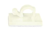 151-13019-ra6-pa66-na HellermannTyton Natural Nylon Cable clip, 6mm Max. Bundle