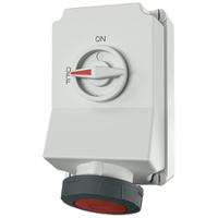 5110a MENNEKES Switchable IP67 Industrial Interlock 4P, Earthing Position 6h, 63A, 400 V