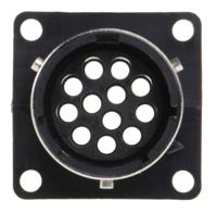 tr1412rms1nb-192926-0460 ITT Cannon Circular Connector, 12 Contacts, Panel, Standard Connector, Socket, Male, IP65, Trident Ringlock Series
