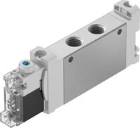 vuvg-lk14-m52-at-g18-1h2l-s Festo 5/2 Solenoid Valve - Solenoid/Spring G 1/8 VUVG Series 24V dc, 8042563