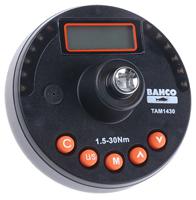 tam1430 Bahco Digital Torque Tester, 1 to 22 lbf-ft, 1.5 to 30 Nm, 13 to 266lbf/in, Square: 1/4in Drive, ±4 % Accuracy - RS