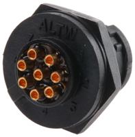 bd-08pmms-lc7001 Amphenol Industrial Industrial Circular Connector, 8 Contacts, Threaded, Standard Connector, Plug, Male, IP67, Ceres