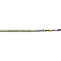 0034702-100 Lapp UNITRONIC LiYCY Control Cable, 2 Cores 0.75 mm² 18 AWG, 100 m, Screened Stranded, Grey Polyvinyl Chloride Sheath