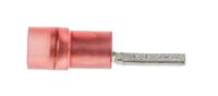 267-4467 RS PRO Insulated Crimp Blade Terminal 10mm Blade Length, 0.5mm² to 1.5mm², 22AWG to 16AWG, Red