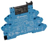 386101250060 Finder 38 Series Interface Relay Module, DIN Rail Mount, 110V ac/dc Coil, SPDT, 1-Pole, 6/10A Load