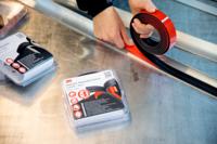 3m-sj354b-25mm-x25m 3M Black Hook & Loop Tape, 25mm x 2.5m