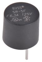sr-5f-6-3a-bk Eaton PC Board Non Resettable Fuse, Radial 6.3A, 125V ac