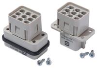 09120083101 HARTING Heavy Duty Power Connector Insert, 16A, Female, Han Q Series, 9 Contacts