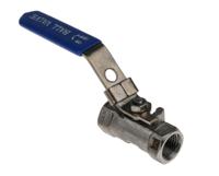 499-2789 RS PRO Stainless Steel Reduced Bore, 2 Way, Ball Valve, Threaded, BSPP 1/4in, 68bar Operating Pressure