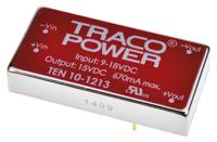 ten-10-1213 TRACOPOWER TEN 10 DC-DC Converter, 15V dc/ 670mA Output, 9 → 18 V dc Input, 10W, PCB Mount, +85°C Max Temp -40°C