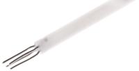 397-1595 RS PRO PT100 RTD Detector, 1.5mm Dia, 15mm Long, 2 Wire, Probe, Class A +650°C Max