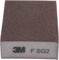 03801 3M P400 Grit Very Fine Sanding Block, 100mm x 68mm