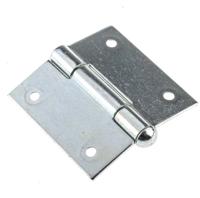50-7-3582 Pinet Steel Butt Hinge, Screw Fixing, 60mm x 60mm x 2mm