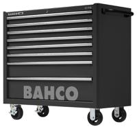 1475kxl8black Bahco 8 Drawer Solid Steel Wheeled Tool Trolley