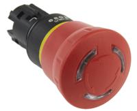 45-2d361920000 EAO 45 Series, Twist Release, Emergency Stop Push Button Head